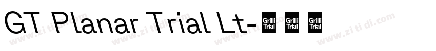 GT Planar Trial Lt字体转换 GT Planar Trial Lt字体转换
